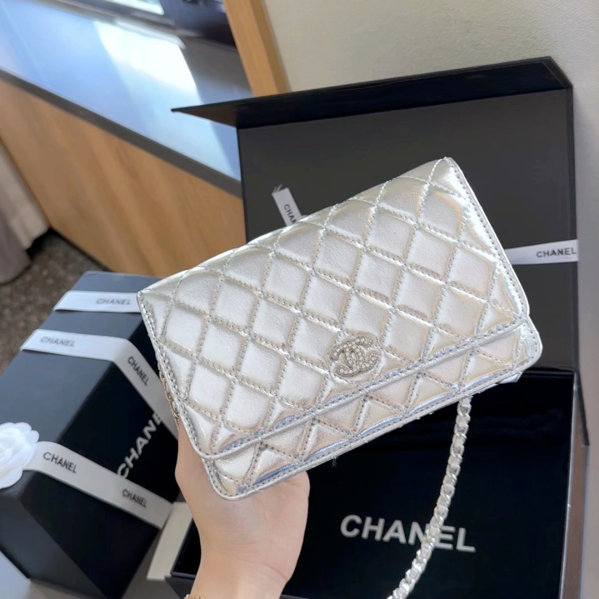 Chanel WOC Lambskin Bag