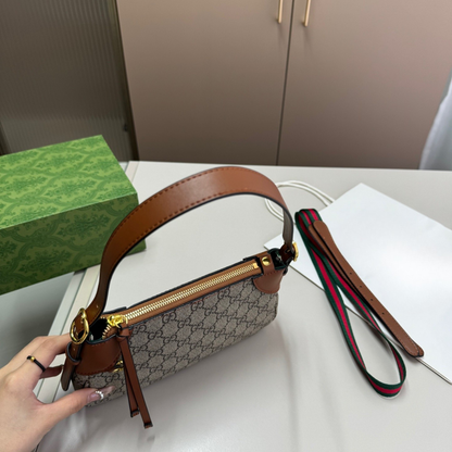 Gucci Emblem Croissant Bag