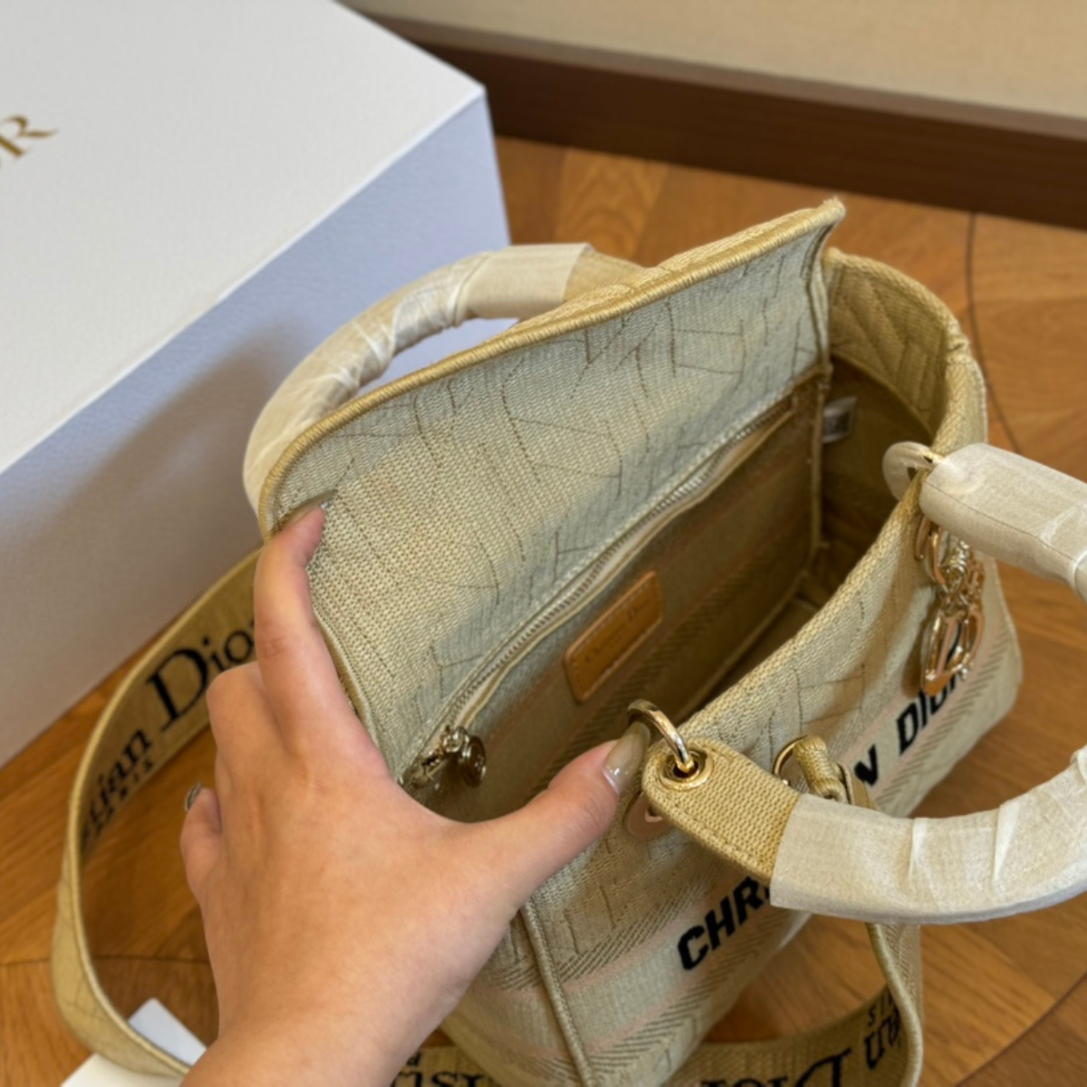 DIOR Embroidered Lady Bag