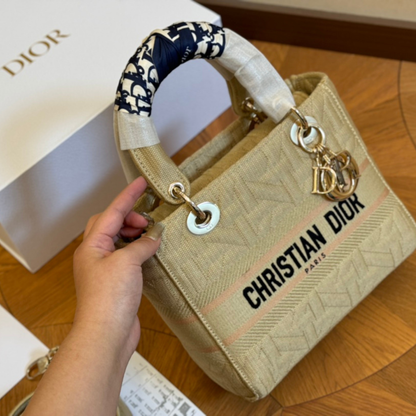DIOR Embroidered Lady Bag