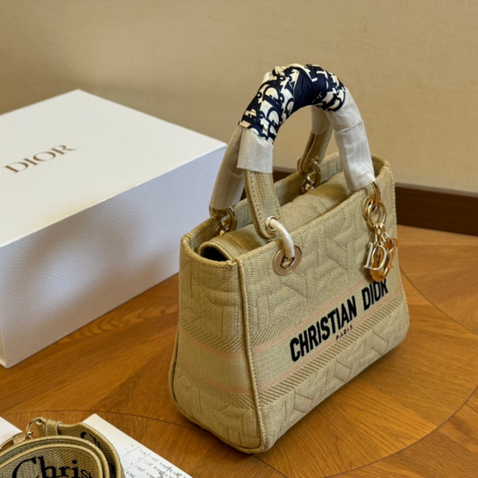 DIOR Embroidered Lady Bag