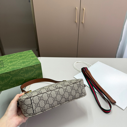 Gucci Emblem Croissant Bag