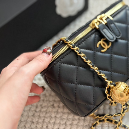 Chanel Style Golden Box Bag