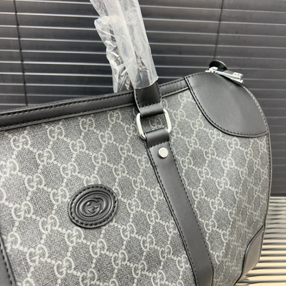 Gucci Jacquard Embroidered Travel Bag