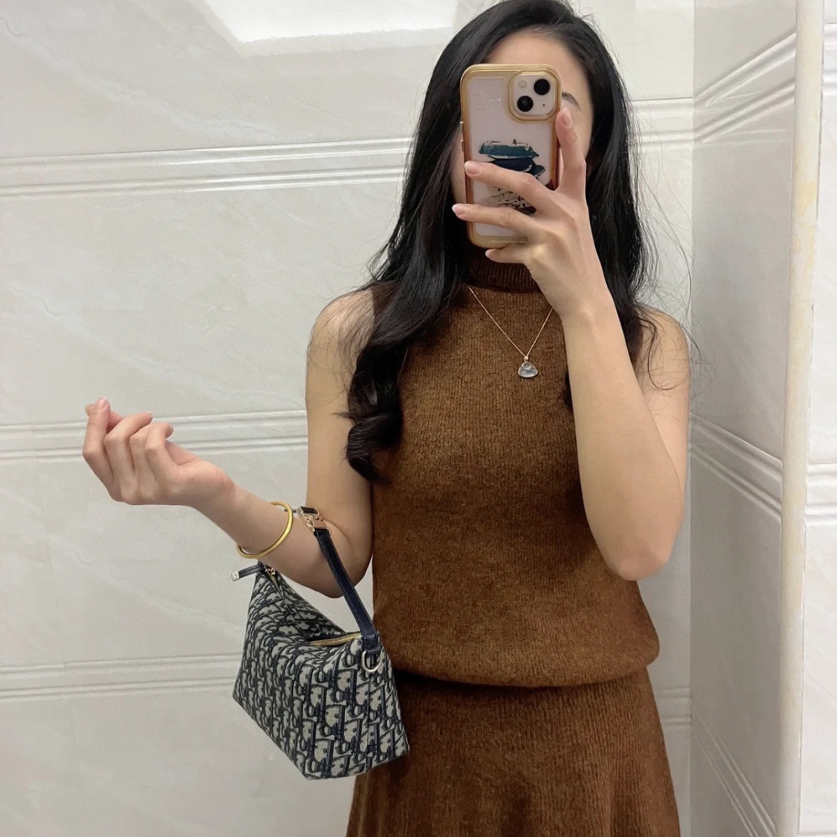 Dior Canvas Mini Handbag