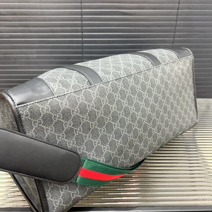Gucci Jacquard Embroidered Travel Bag