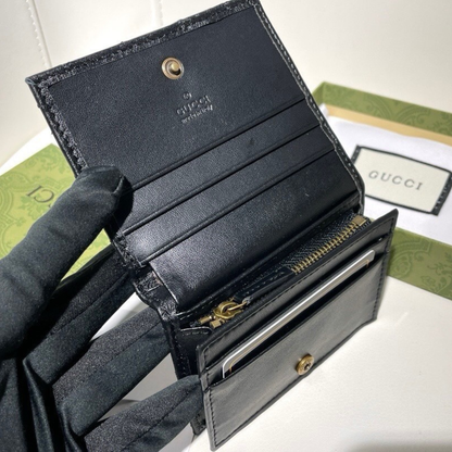 Gucci GG Logo Black Wallet