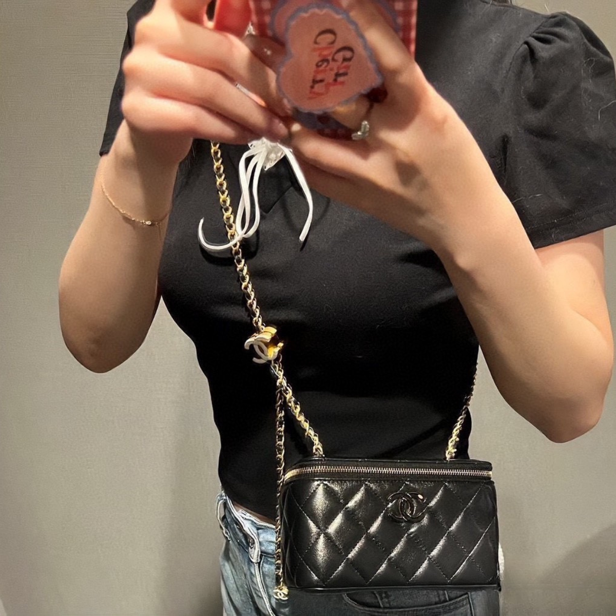 Chanel Enamel Clasp Bag