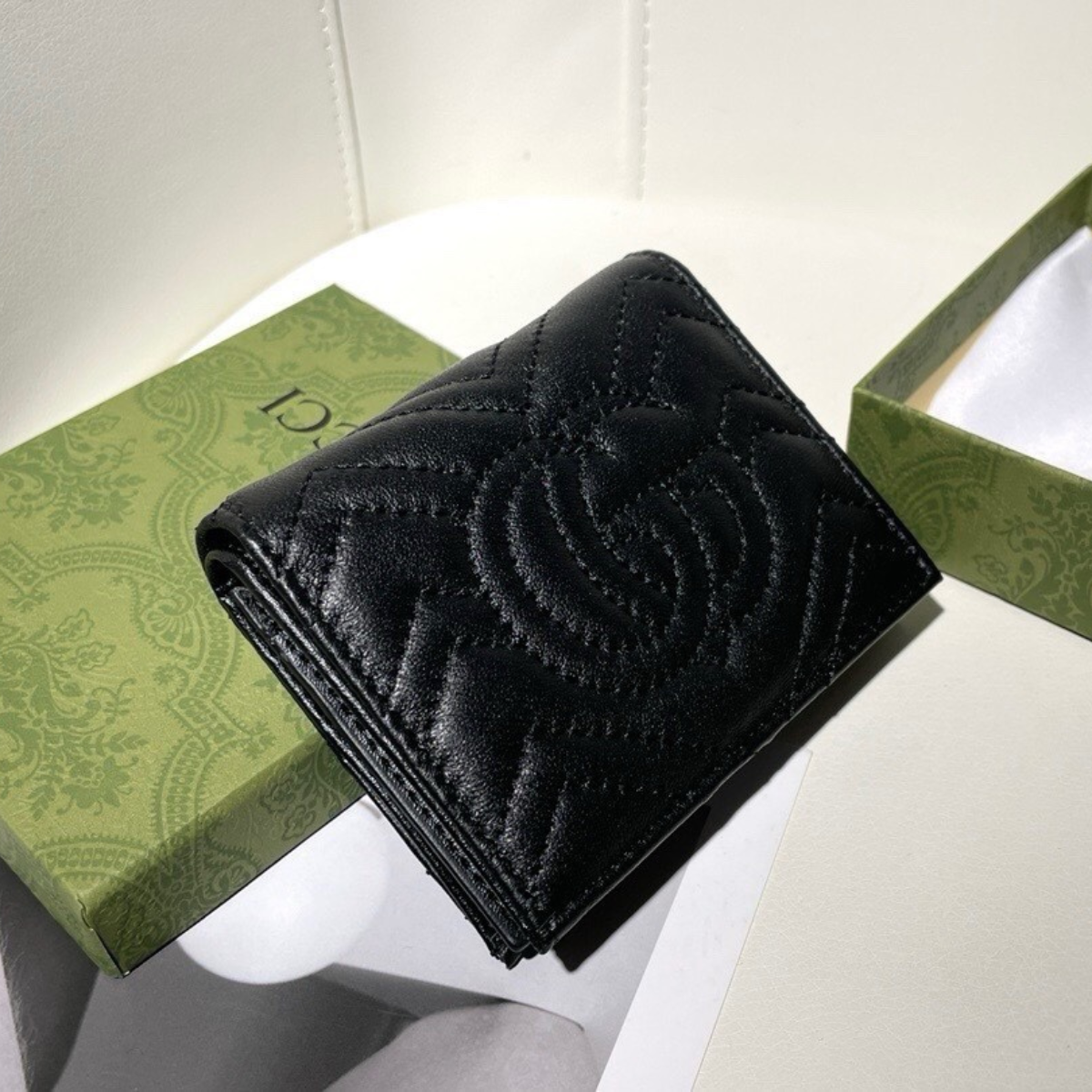 Gucci GG Logo Black Wallet