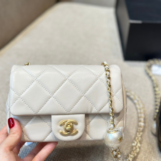Chanel Double Pearl Bag