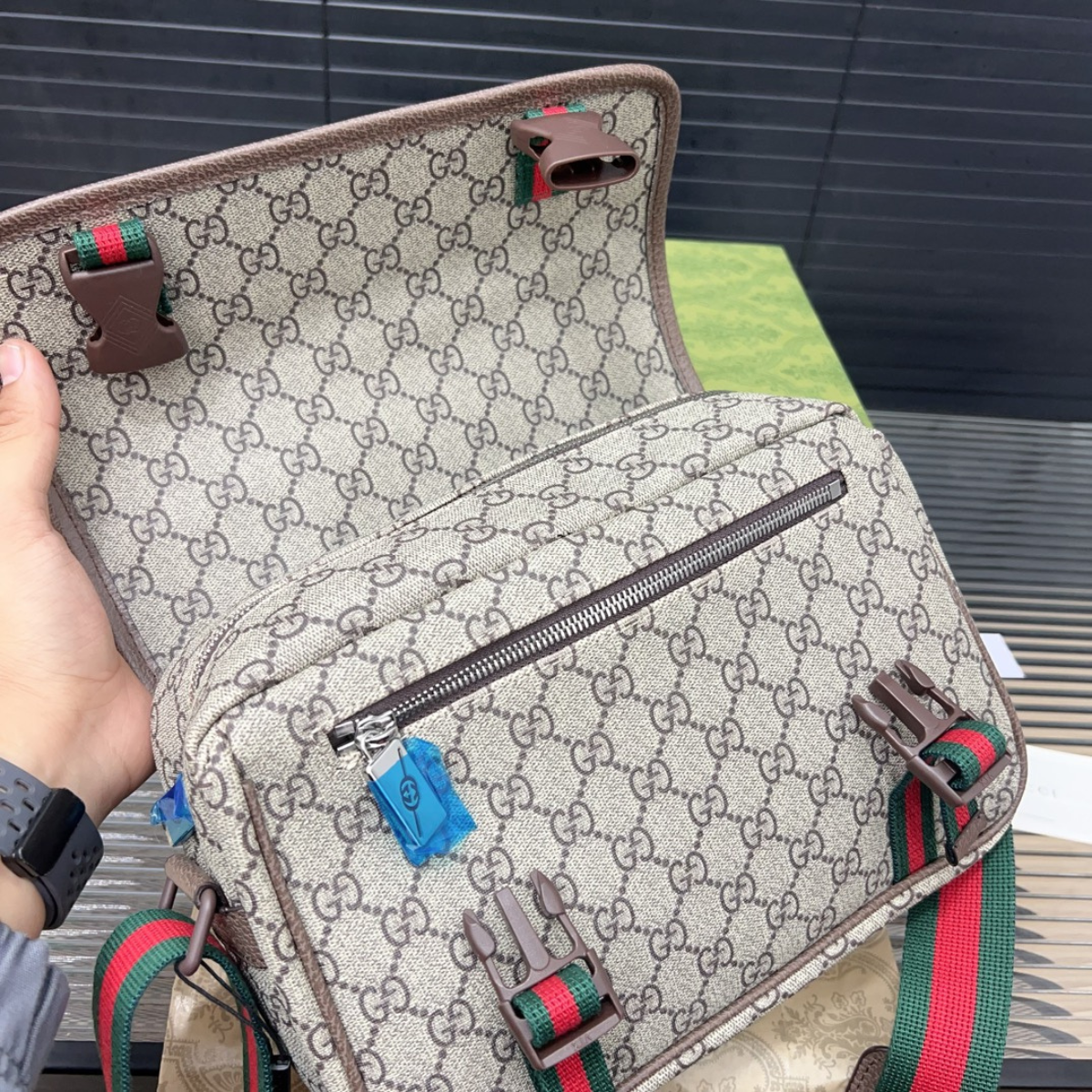 Gucci Ophidia Flap Crossbody Bag