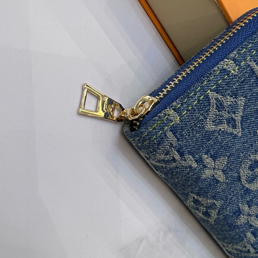 LV Monogram Denim Wallet