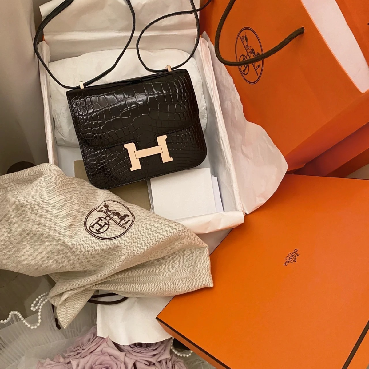 Hermès Mini Constance Bag