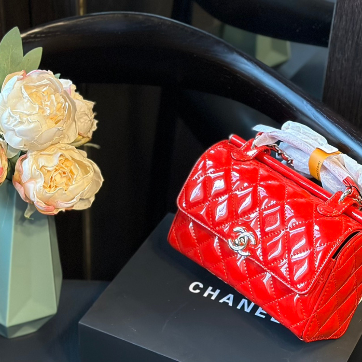 Chanel Patent Leather Bag