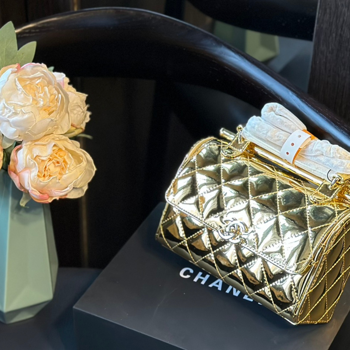 Chanel Patent Leather Bag