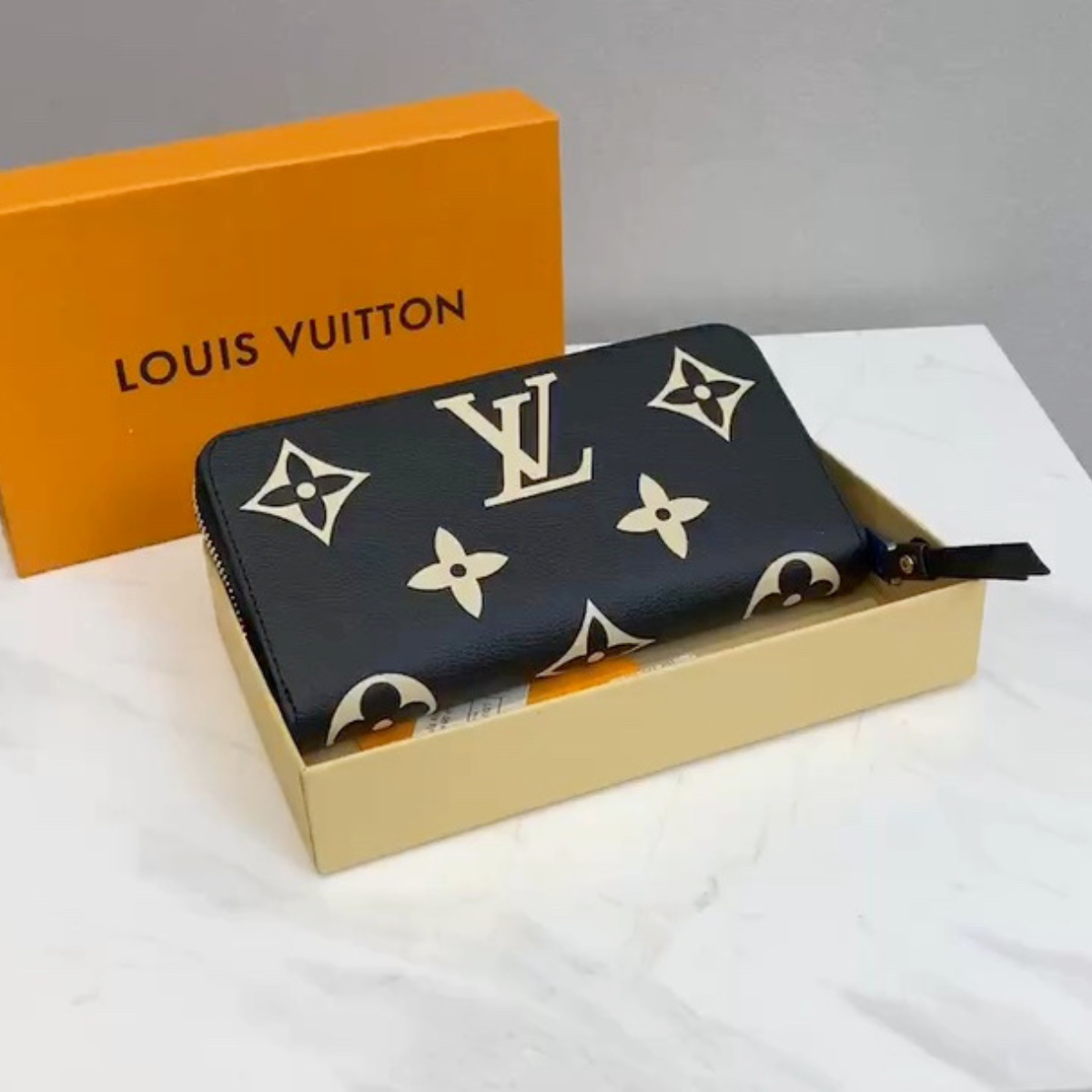 LV Zippie Two-Tone Wallet