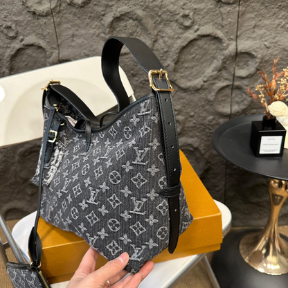LV Denim Carryall Medium Bag