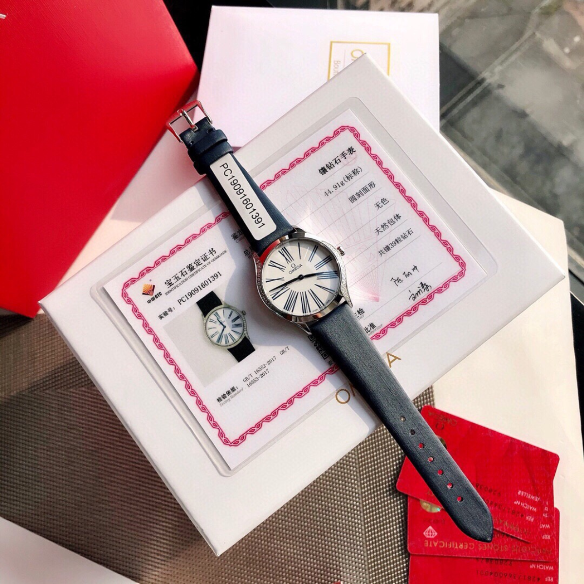 Omega De Ville Diamond Prestige Watch