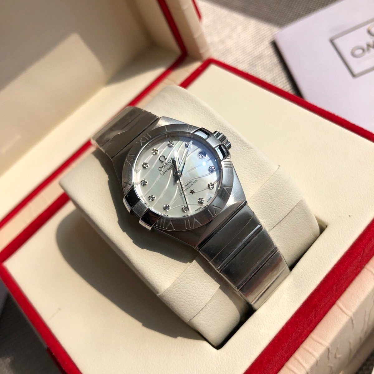 Omega Constellation Diamond Ladies Watch