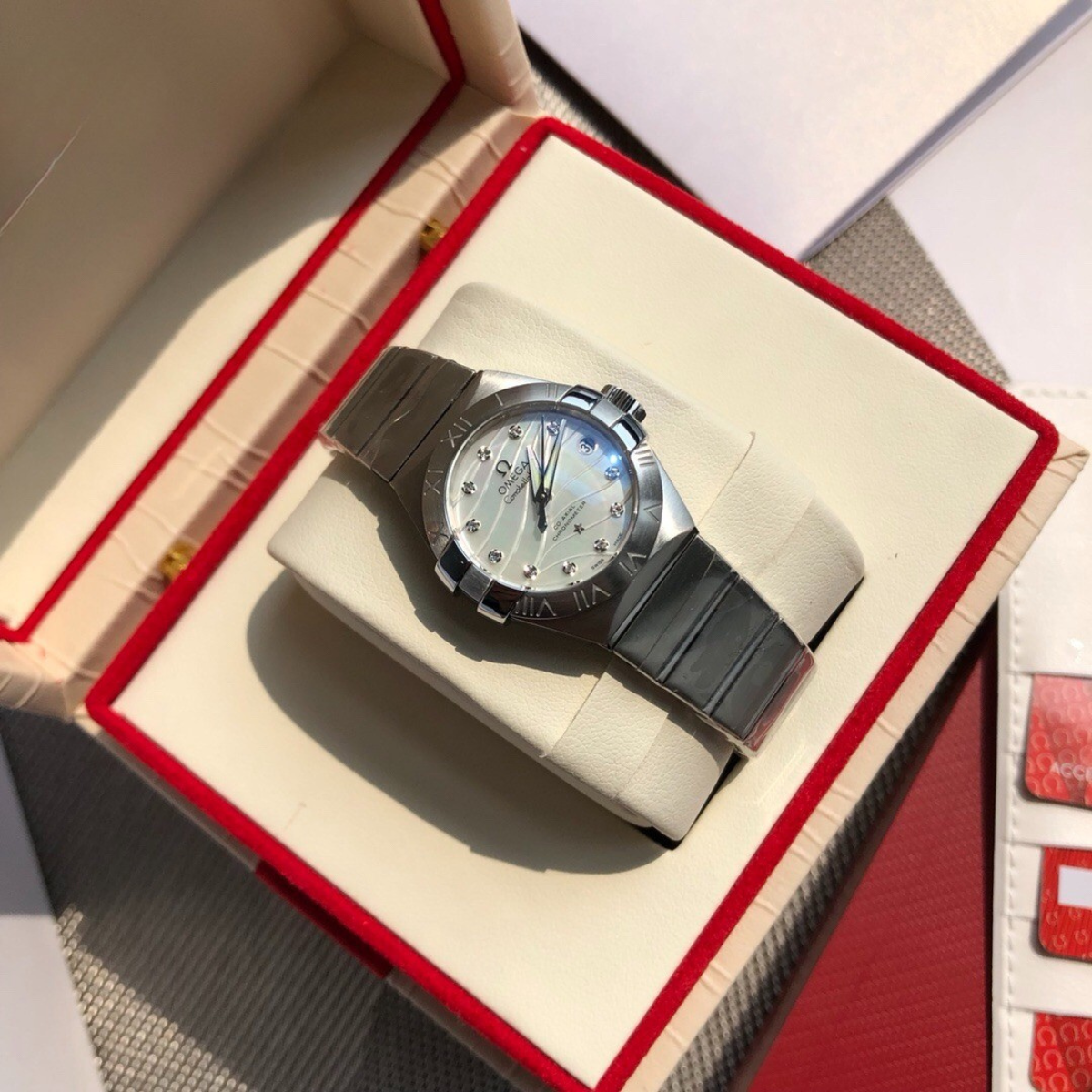 Omega Constellation Diamond Ladies Watch