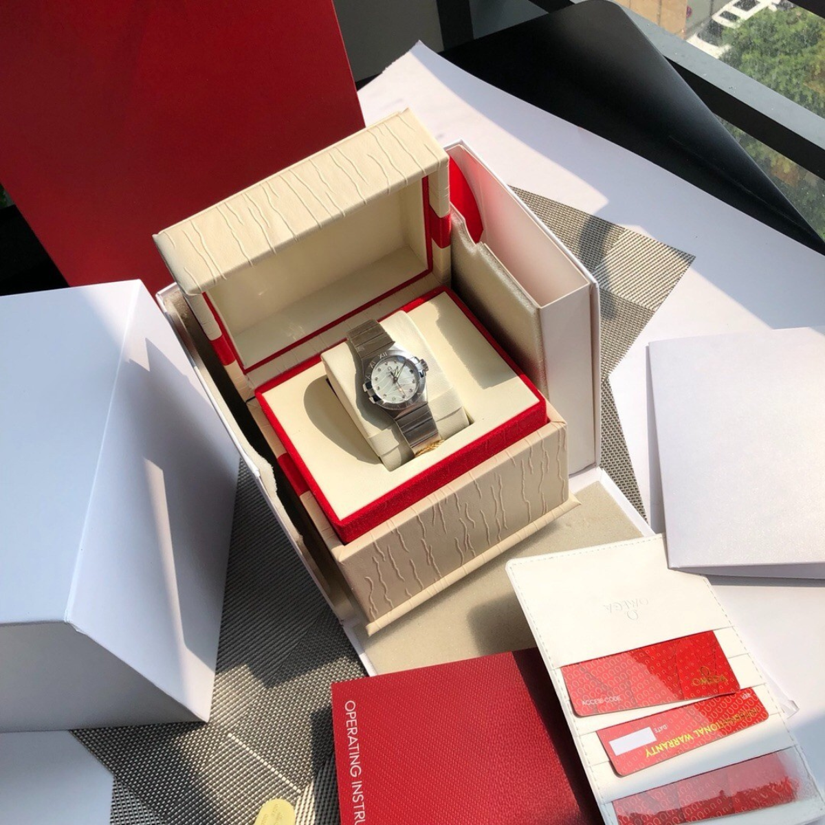 Omega Constellation Diamond Ladies Watch