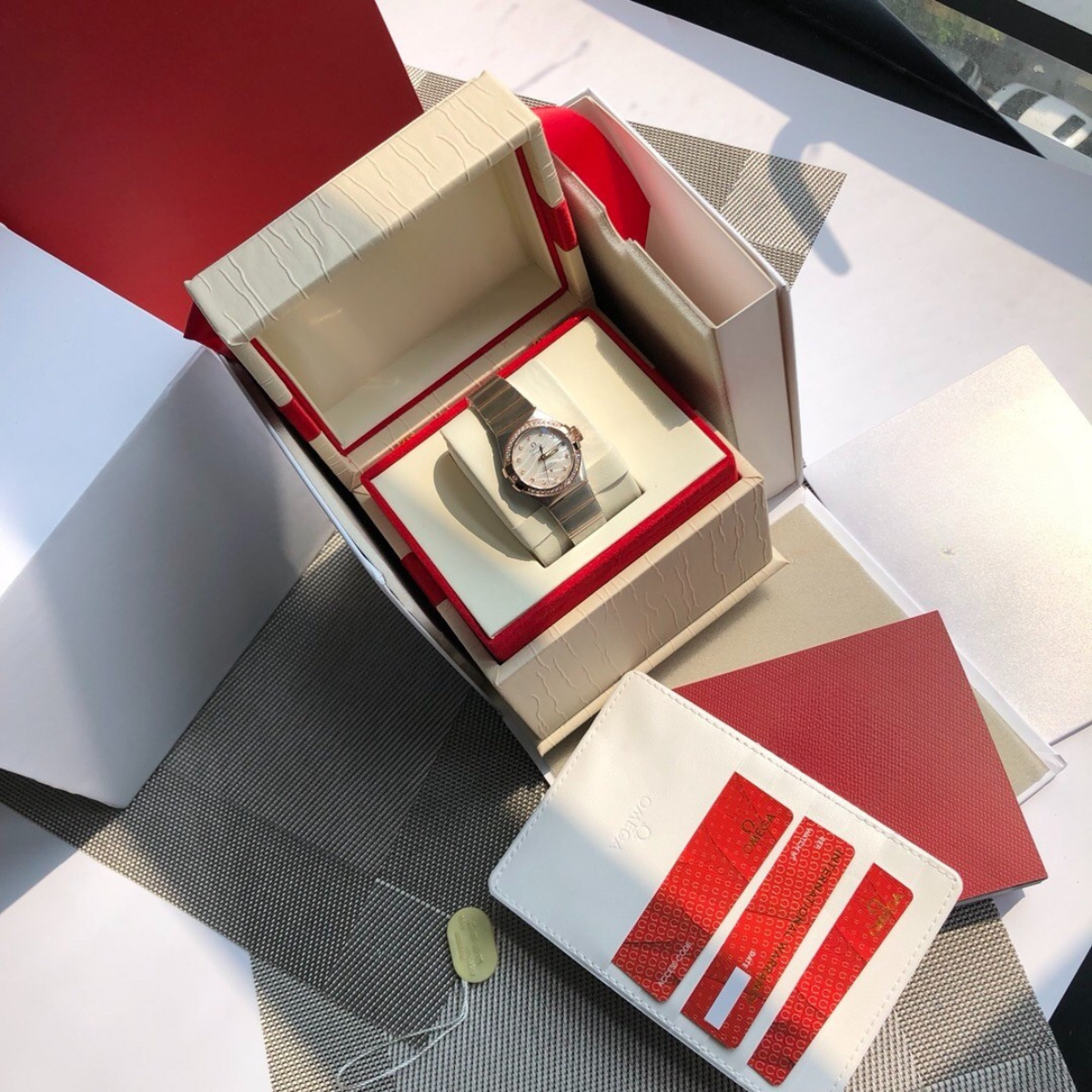 Omega Constellation Elegant Ladies Diamond Watch