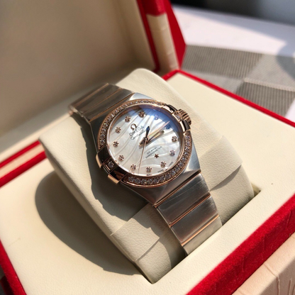 Omega Constellation Elegant Ladies Diamond Watch