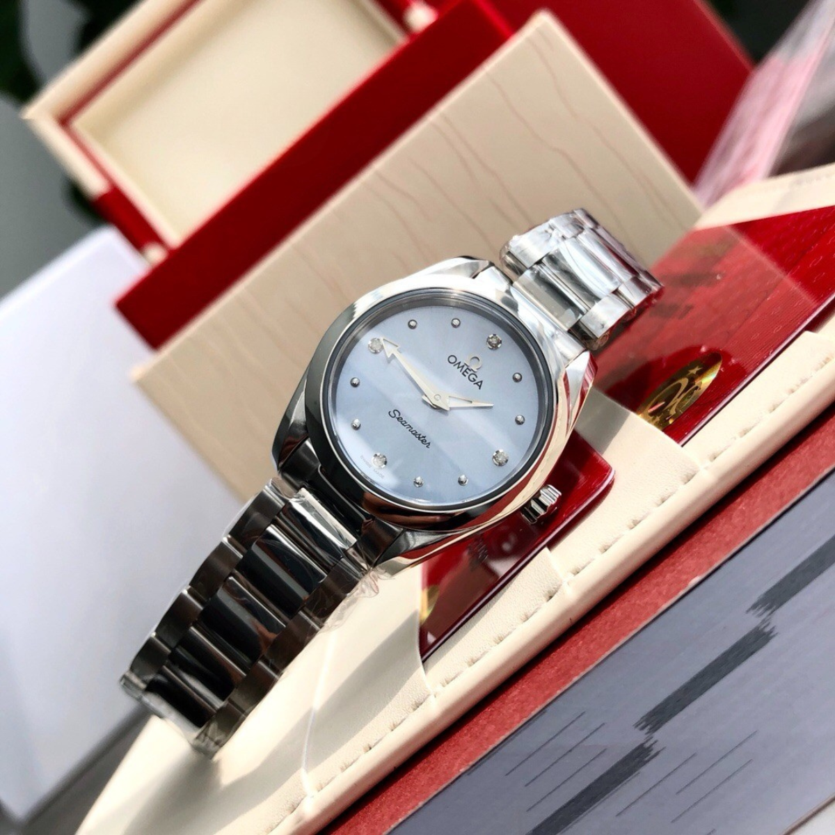 Omega Seamaster Diamond Ladies Watch