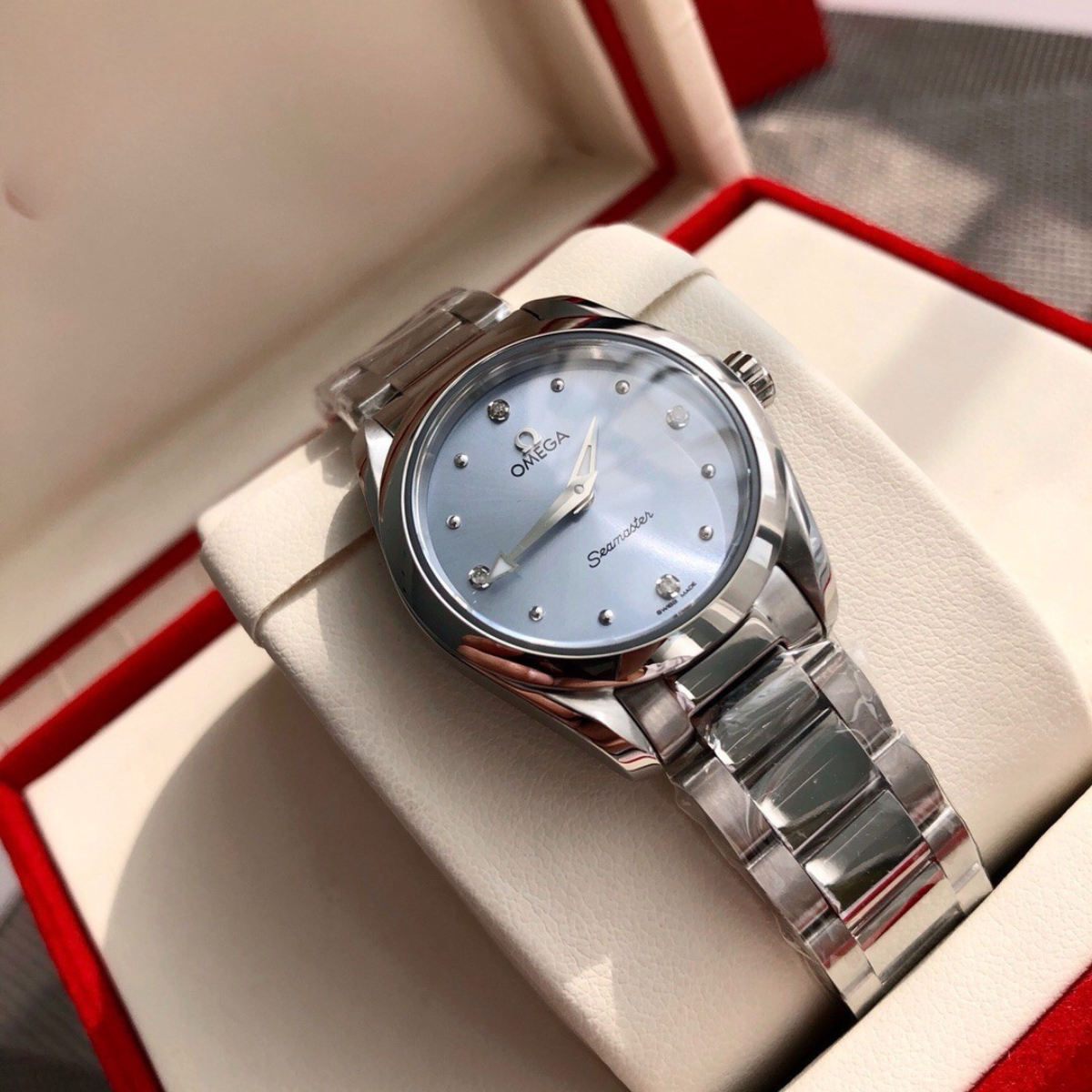 Omega Seamaster Diamond Ladies Watch