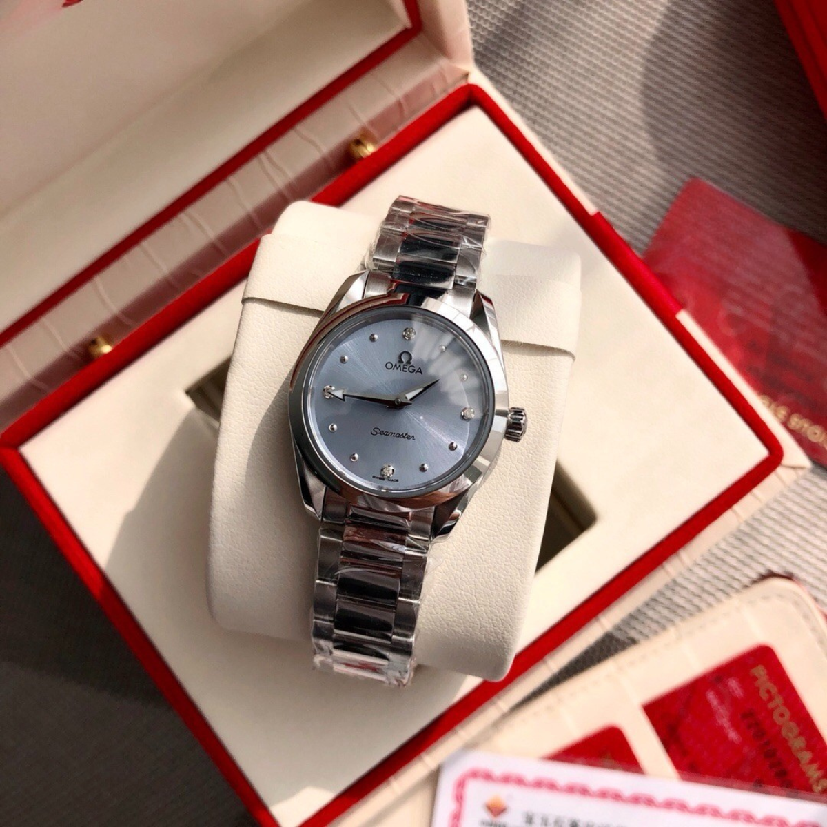 Omega Seamaster Diamond Ladies Watch