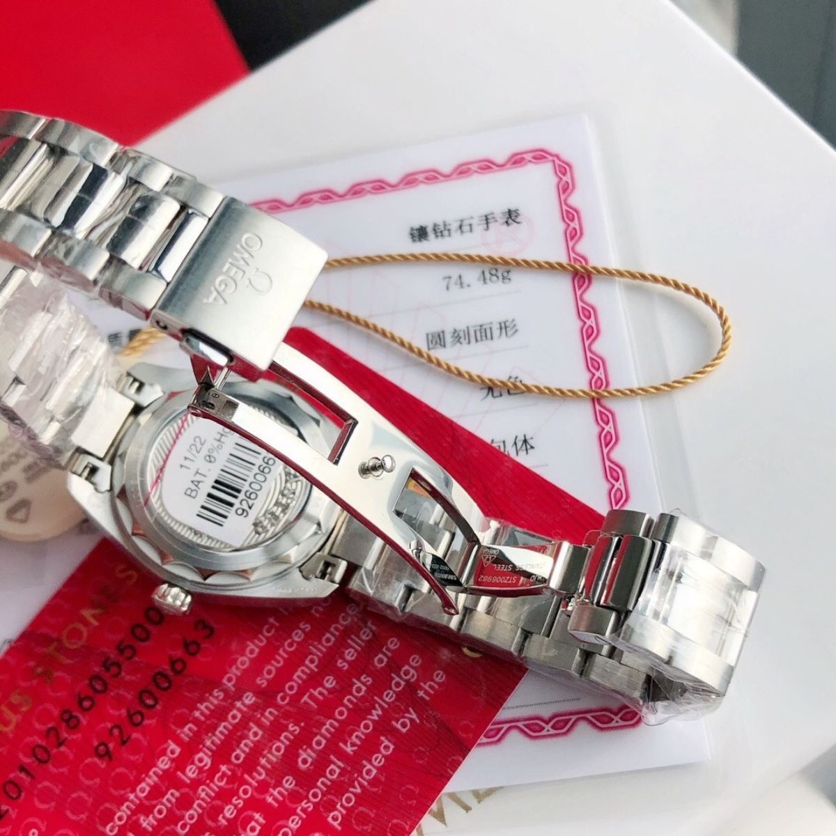 Omega Aqua Terra Ladies Diamond Watch