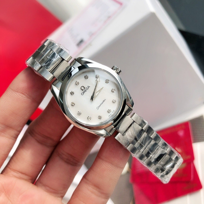 Omega Aqua Terra Ladies Diamond Watch