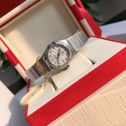 Omega Constellation Ladies Automatic Diamond 27mm Watch