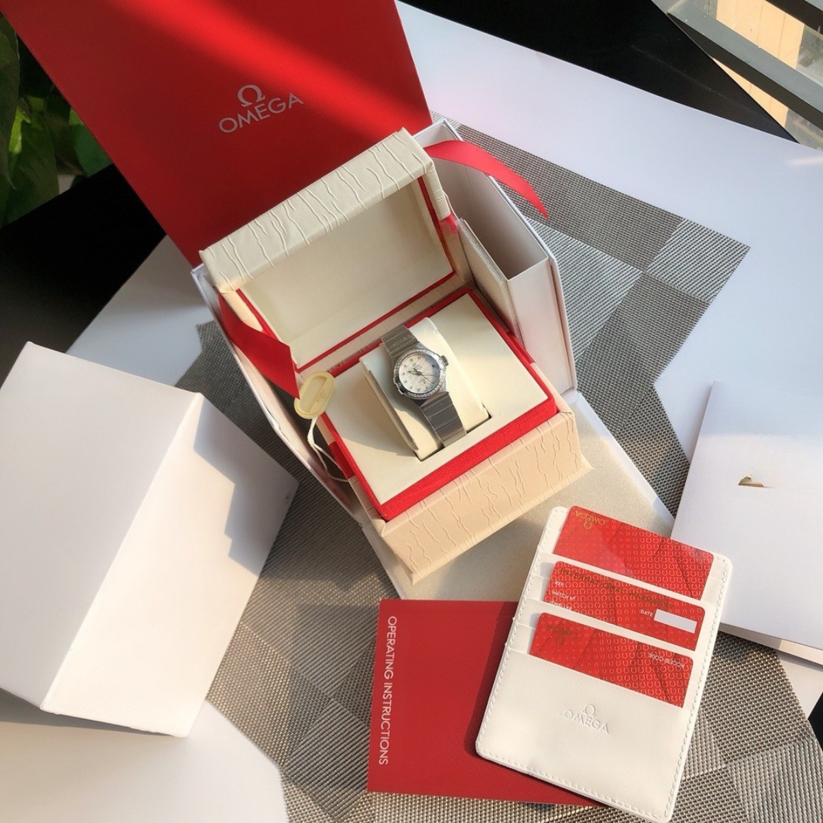 Omega Constellation Ladies Automatic Diamond 27mm Watch