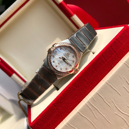Omega Ladies Automatic Diamond 27mm Watch