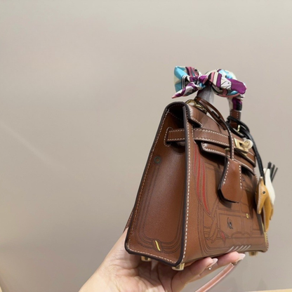 Hermès Kelly Painted Bag 25cm