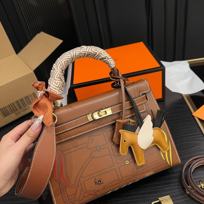 Hermès Kelly Painted Bag 25cm