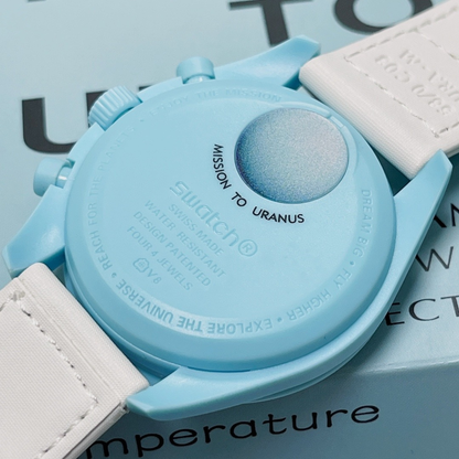 Omega Swatch Uranus Tiffany Blue Watch