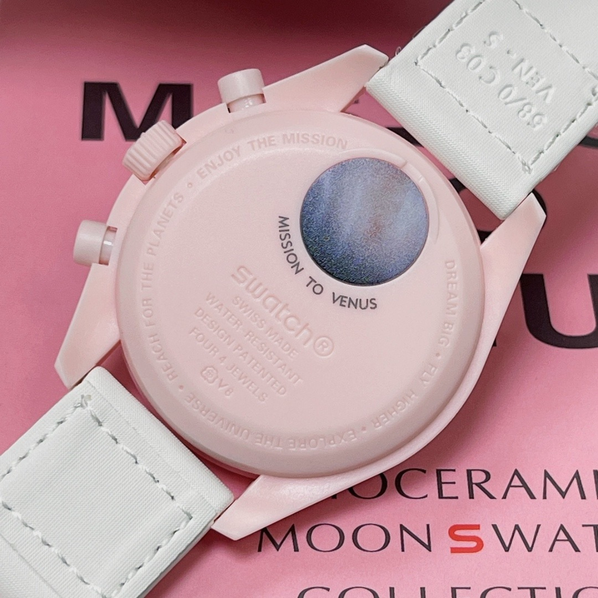 Omega Swatch Venus Pink Watch