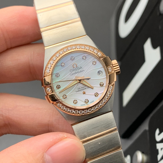 Omega Constellation Elegant Diamond Women Watch