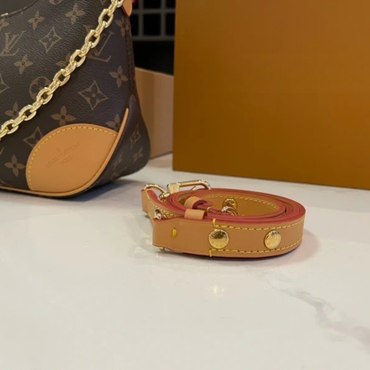 LV Boulogne Croissant Bag