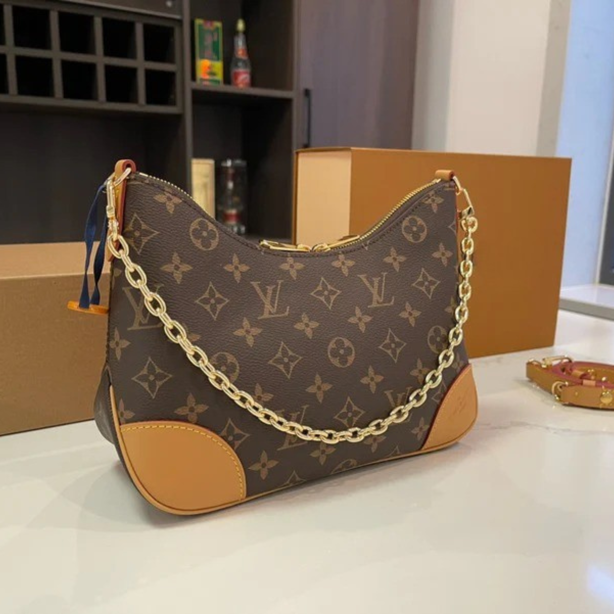 LV Boulogne Croissant Bag
