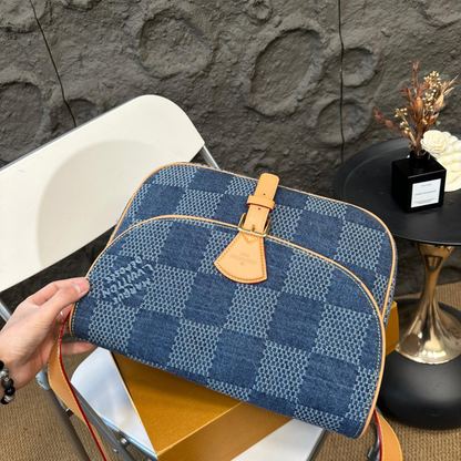 LV Denim Messenger Bag