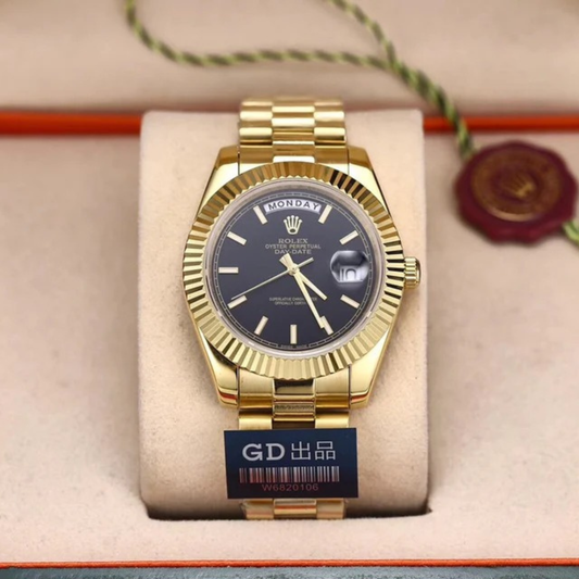 Rolex day date-chronometer-piece watch