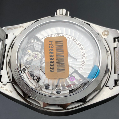 Omega Teak Blue Seahorse Watch