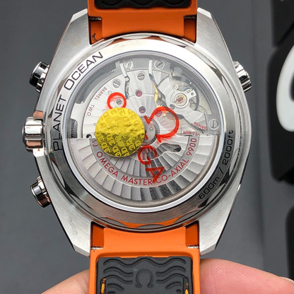 Omega Orange Timed Watch