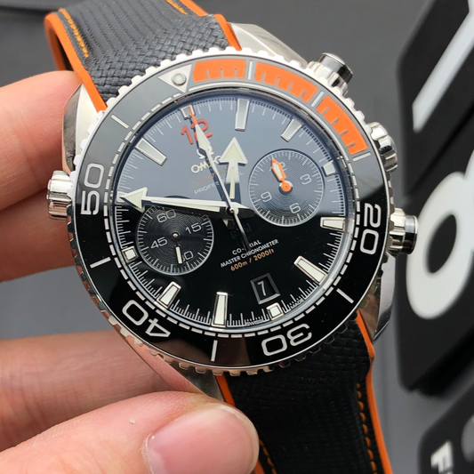 Omega Orange Timed Watch
