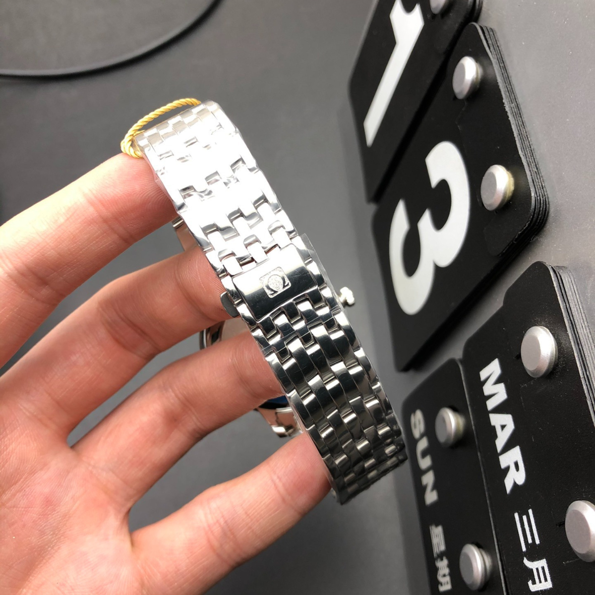 Omega Gray Butterfly Watch