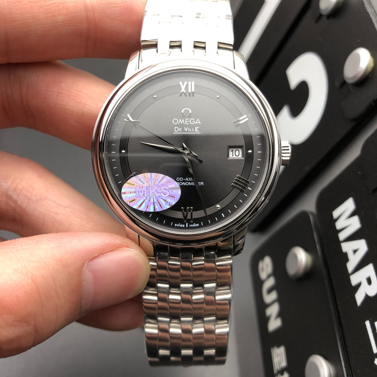 Omega Gray Butterfly Watch