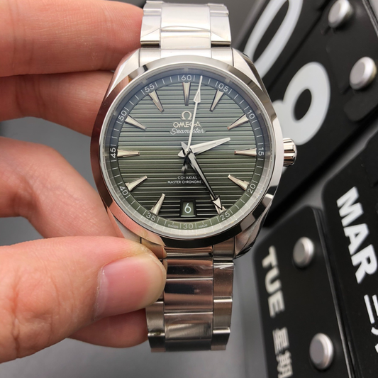Omega Teak Green Haima Watch